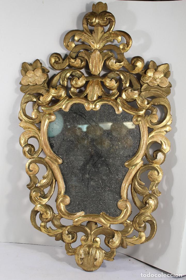 Antig&uuml;edades: CORNUCOPIA, ESPEJO, ORO FINO. XIX - Foto 2