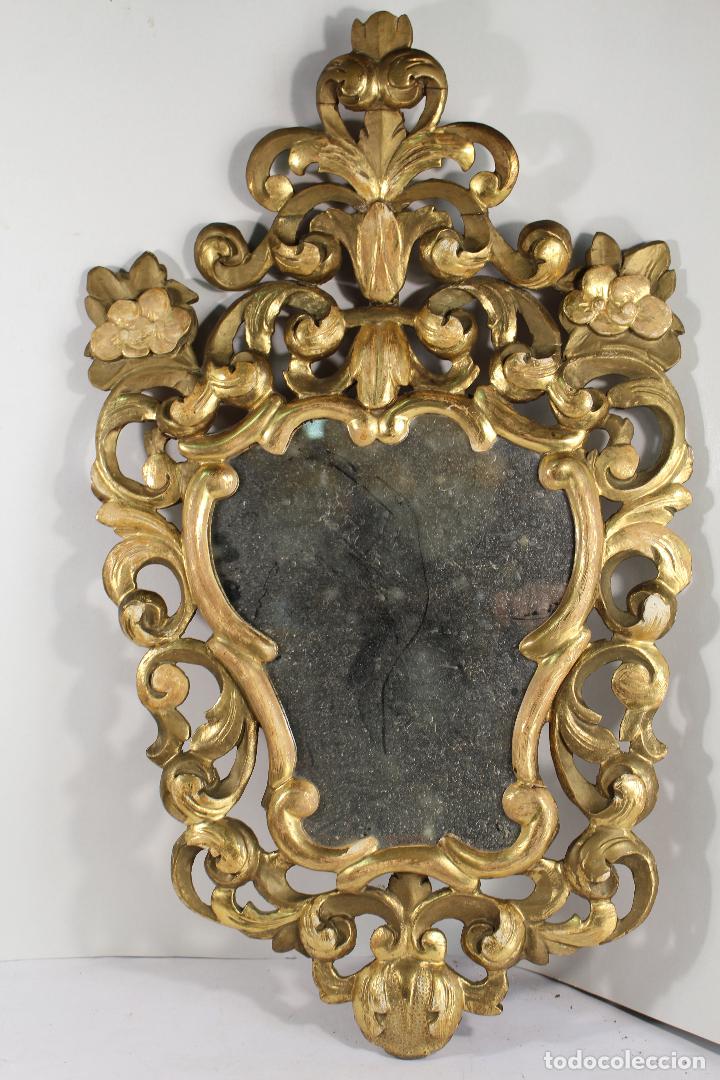 Antig&uuml;edades: CORNUCOPIA, ESPEJO, ORO FINO. XIX - Foto 1
