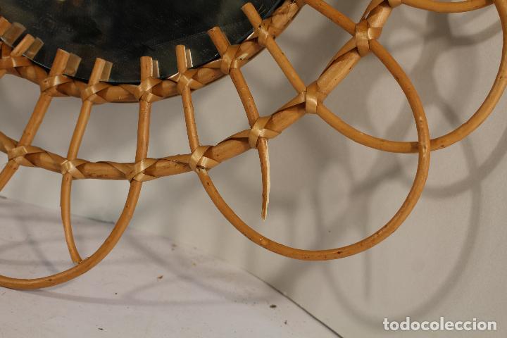 Antig&uuml;edades: espejo de bamb&uacute; - Foto 7