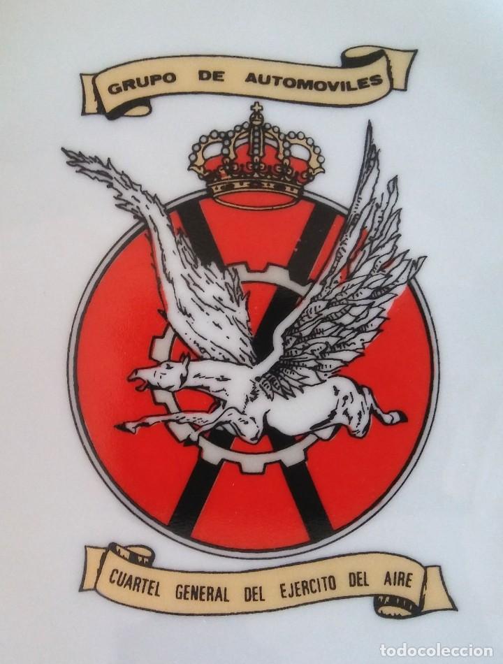 Antig&uuml;edades: Plato cer&aacute;mica Cuartel General del Ejercito del aire - Foto 2