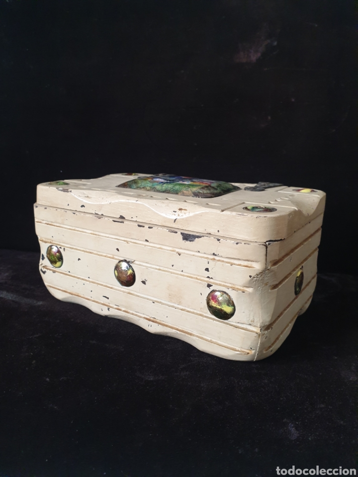 Antig&uuml;edades: Caja de madera - Foto 4