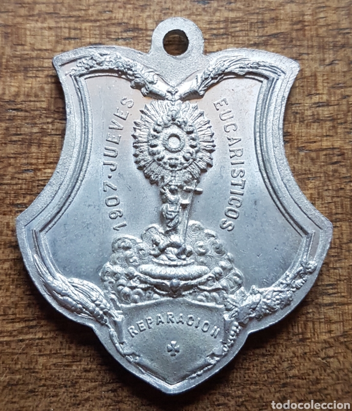 Antig&uuml;edades: Medalla Jueves eucaristicos 1907 zxy - Foto 1