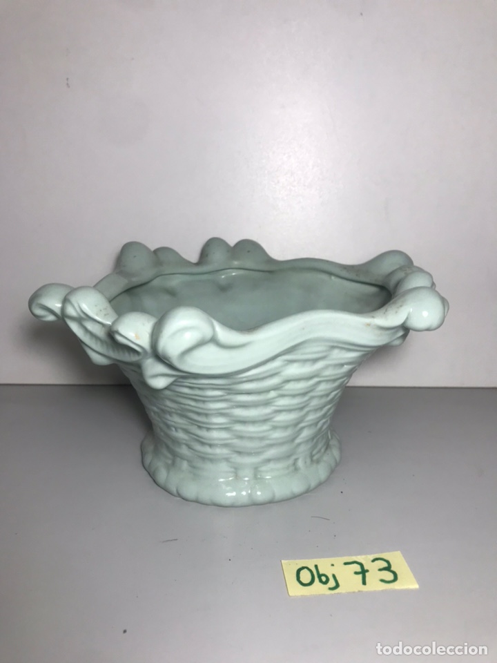Antig&uuml;edades: CESTA DE PORCELANA - Foto 1