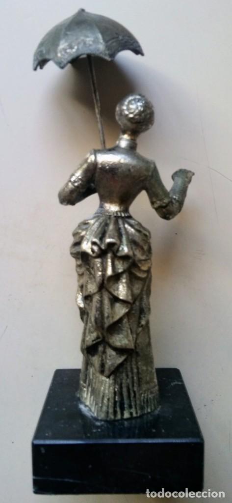 Antig&uuml;edades: DAMA DEL PARAGUAS MACIZA - Foto 3