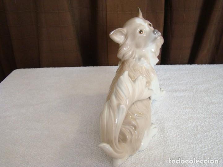 Antig&uuml;edades: Figura de LLADRO perro Papillon - Foto 4