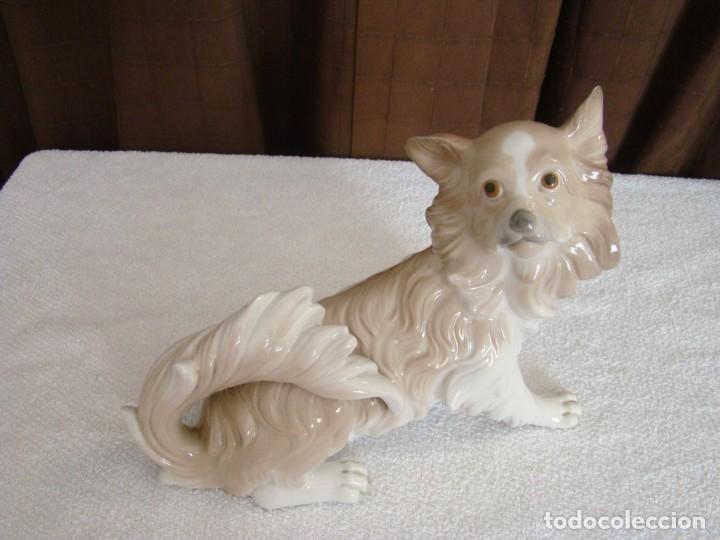 Antig&uuml;edades: Figura de LLADRO perro Papillon - Foto 9