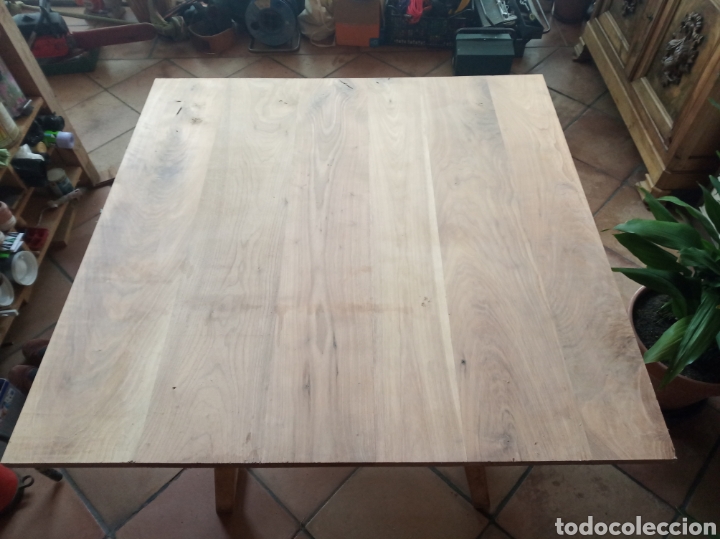 Antig&uuml;edades: Mesa en nogal madera natural - Foto 3