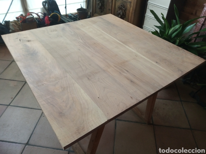 Antig&uuml;edades: Mesa en nogal madera natural - Foto 4