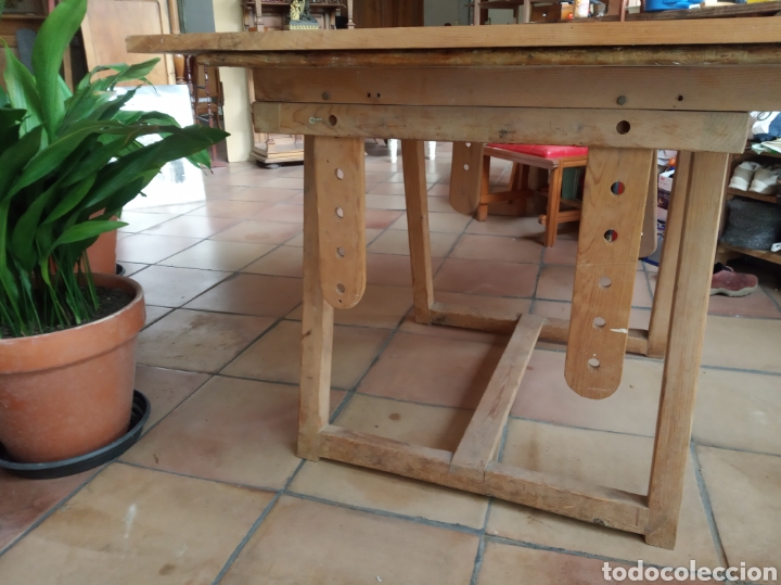 Antig&uuml;edades: Mesa en nogal madera natural - Foto 7