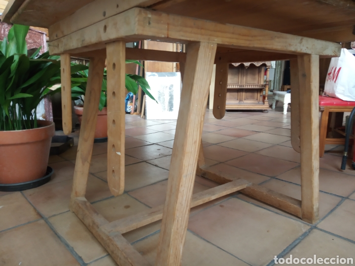 Antig&uuml;edades: Mesa en nogal madera natural - Foto 8