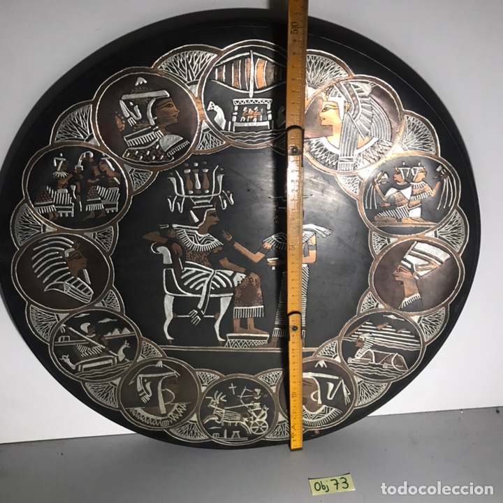 Antig&uuml;edades: GRAN PLATO EGIPCIO MET&Aacute;LICO - Foto 2