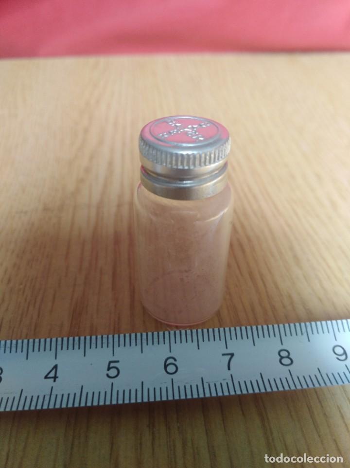 Antig&uuml;edades: Frasco de cristal de medicina Bayer 595