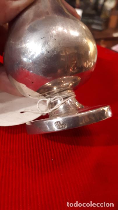 Antig&uuml;edades: CRISMERA DE PLATA. SIGLO XIX. - Foto 2