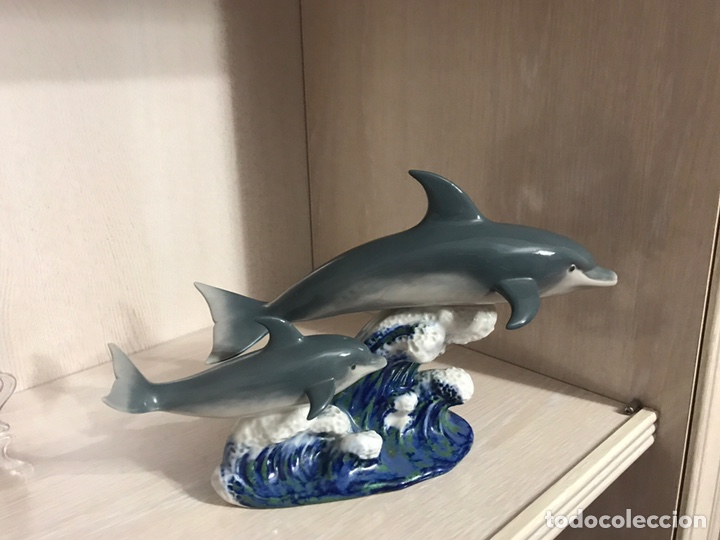 Antig&uuml;edades: Delfines sobre olas de a Lladr&oacute; - Foto 1