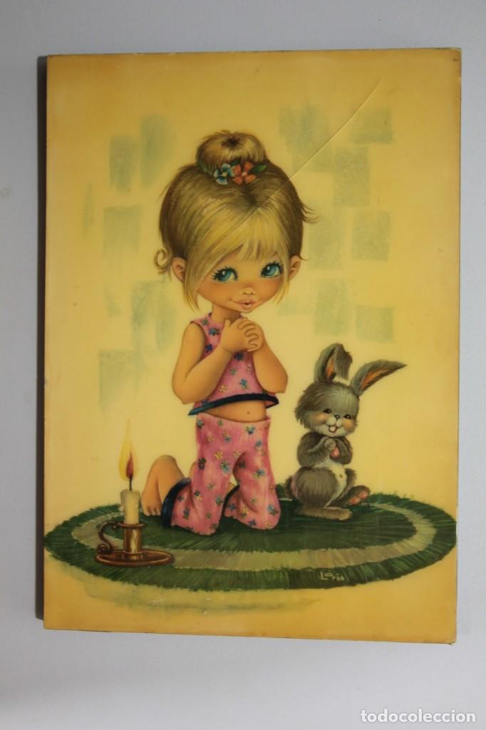 Antig&uuml;edades: ROMANTICA ESCENA INFANTIL - Foto 1