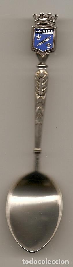 Antig&uuml;edades: CUCHARILLA CON EL ESCUDO DE CANNES - Foto 1