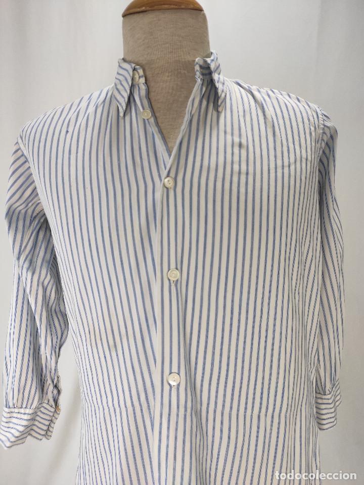 Antig&uuml;edades: Antigua camisa de rayas - Foto 2