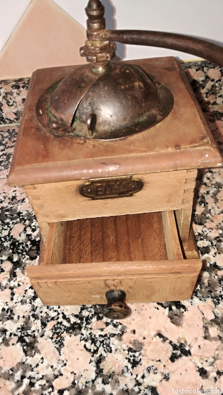 Antig&uuml;edades: ANTIGUO MOLINILLO CAFE MARCA ELMA - Foto 3