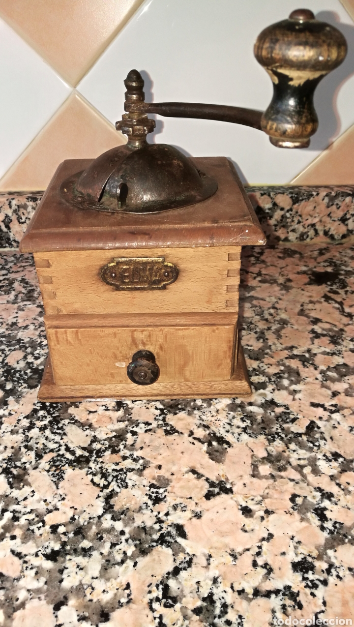 Antiguidades: ANTIGUO MOLINILLO CAFE MARCA ELMA
