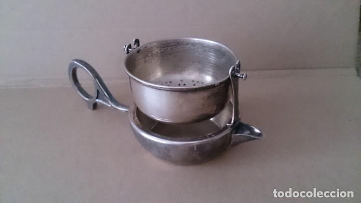 Antig&uuml;edades: ANTIGUO Y BONITO COLADOR DE TE INGLES