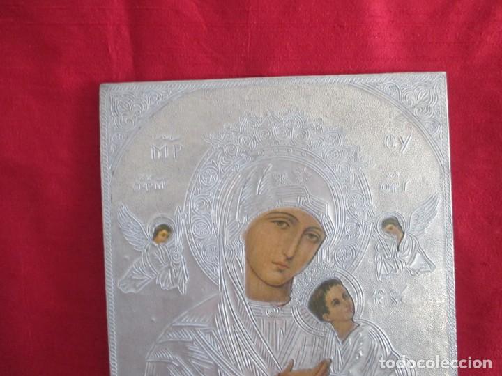 Antig&uuml;edades: ICONO ESTA&Ntilde;O CINCELADO - Foto 3