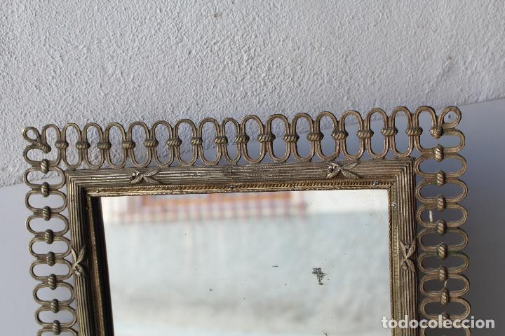 Antig&uuml;edades: espejo de metal - Foto 8