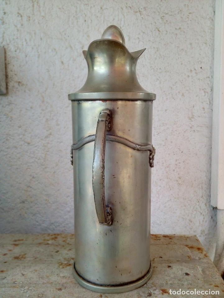 Antig&uuml;edades: TERMO ANTIGUO DE METAL - Foto 3