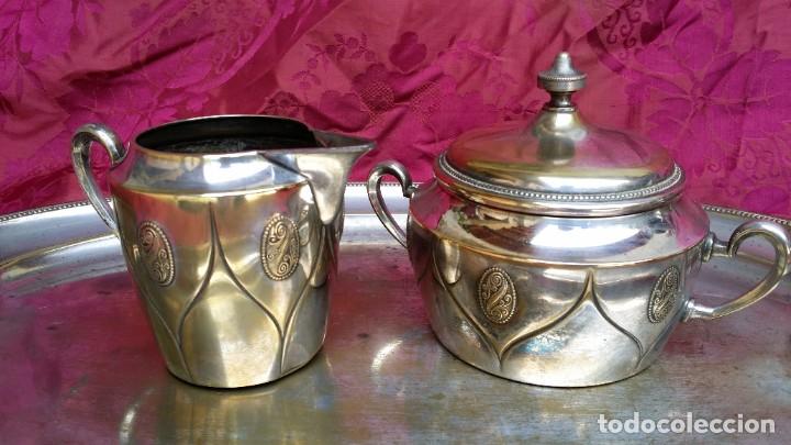 Antig&uuml;edades: IMPRESIONANTE JUEGO CAF&Eacute;/T&Eacute;. - Foto 5
