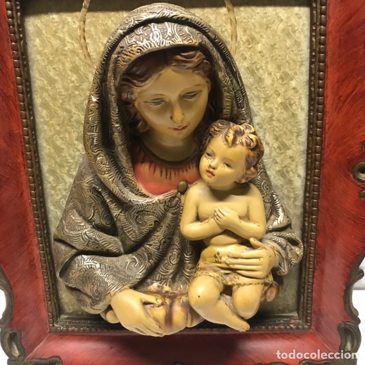 Antig&uuml;edades: CUADRO LA VIRGEN Y NI&Ntilde;O JESUS - Foto 2
