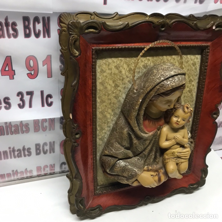 Antig&uuml;edades: CUADRO LA VIRGEN Y NI&Ntilde;O JESUS - Foto 4