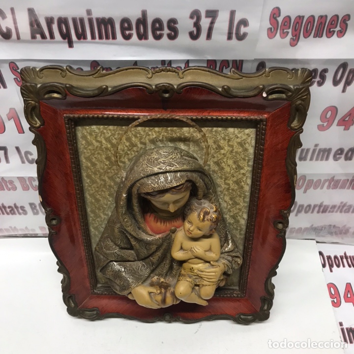 Antig&uuml;edades: CUADRO LA VIRGEN Y NI&Ntilde;O JESUS - Foto 6