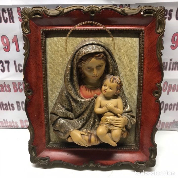 Antig&uuml;edades: CUADRO LA VIRGEN Y NI&Ntilde;O JESUS - Foto 7