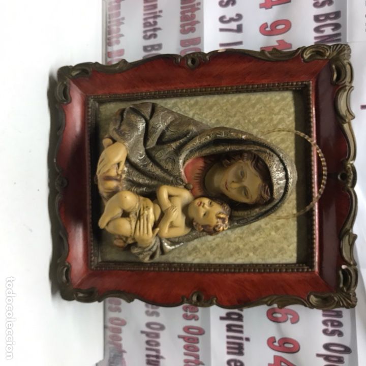 Antig&uuml;edades: CUADRO LA VIRGEN Y NI&Ntilde;O JESUS - Foto 1