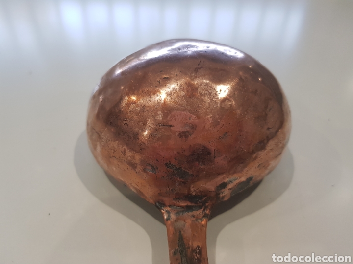 Antig&uuml;edades: Antiguo Cazo de cobre macizo - Foto 3