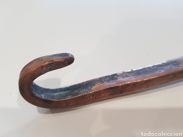 Antig&uuml;edades: Antiguo Cazo de cobre macizo - Foto 4