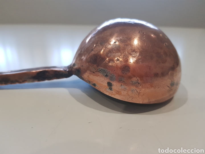 Antig&uuml;edades: Antiguo Cazo de cobre macizo - Foto 9
