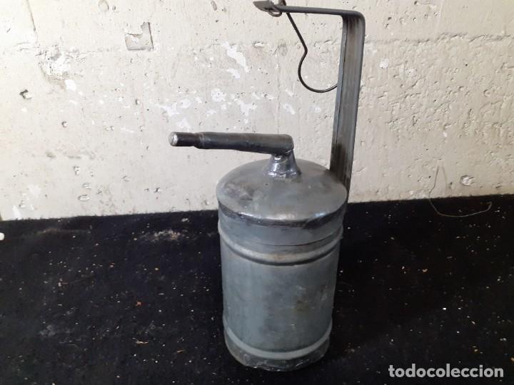 Antig&uuml;edades: Lampara de carburo - Foto 2