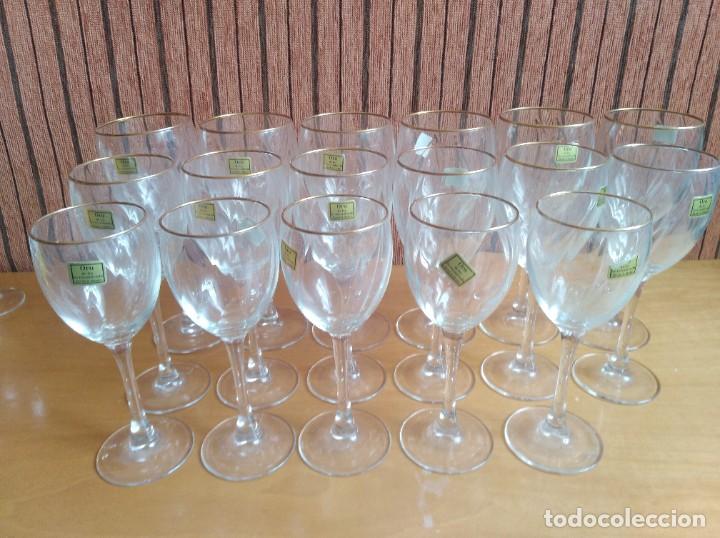 Antig&uuml;edades: 17 copas de cristal - Foto 1