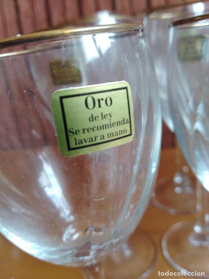Antig&uuml;edades: 17 copas de cristal - Foto 2
