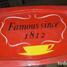 Antigüedades: BANDEJA MELROSE'S TEA FAMOUSE SINCE 1812...VINTAGE MELROSE S TEA LITHOGRAPH EDINBURGH SCOTLAND. Lote 210022245