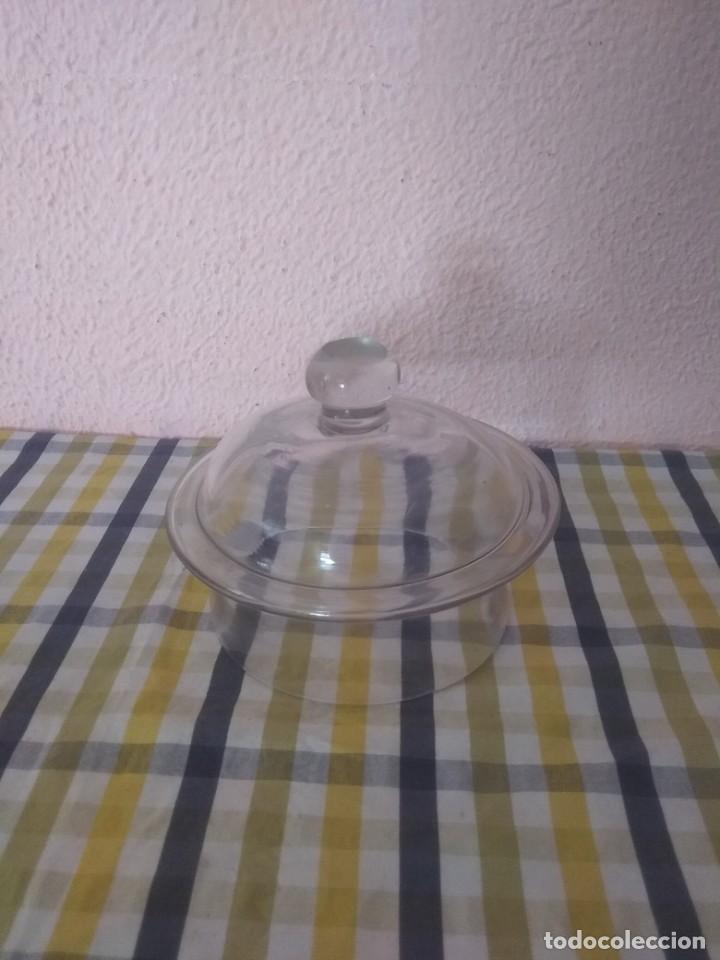 Antig&uuml;edades: Tapa de cristal de Bombonera - Foto 1