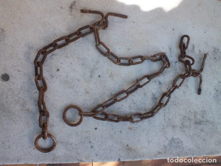 Antig&uuml;edades: CADENA HIERRO PARA PERRO ganado - Foto 1