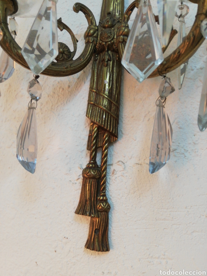 Antig&uuml;edades: APLIQUE BRONCE - Foto 2