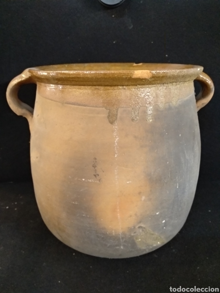 Antig&uuml;edades: Cazuela de barro, 29 cm x 33cm - Foto 1