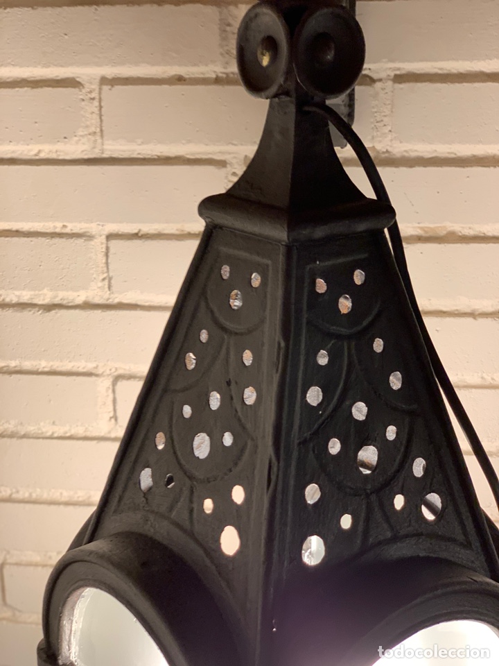 Antig&uuml;edades: farol de forja antiguo - Foto 4