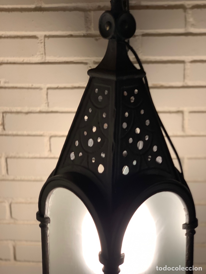 Antig&uuml;edades: farol de forja antiguo - Foto 7