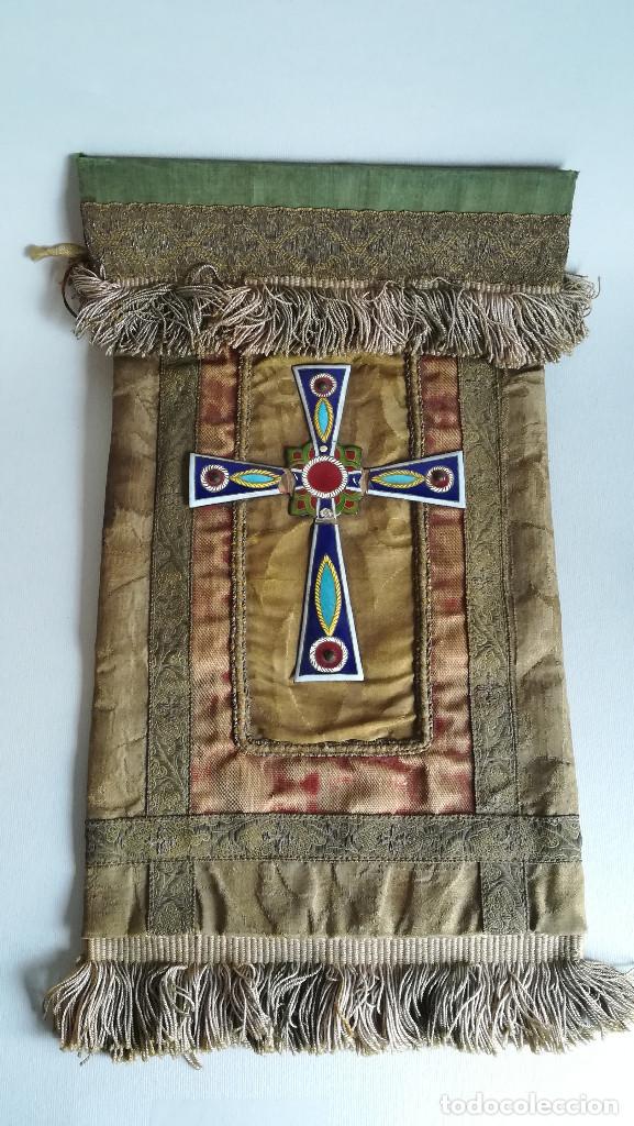 Antig&uuml;edades: CRUZ EN ESMALTE SIGLO XIX - Foto 1