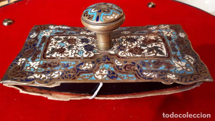 Antig&uuml;edades: SECANTE DE ESMALTE SIGLO XIX. - Foto 1