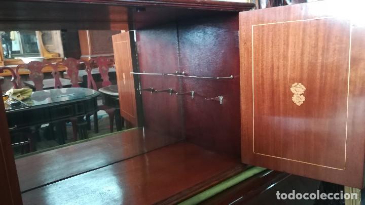 Antig&uuml;edades: MUEBLE BAR MARQUETERIA - Foto 9