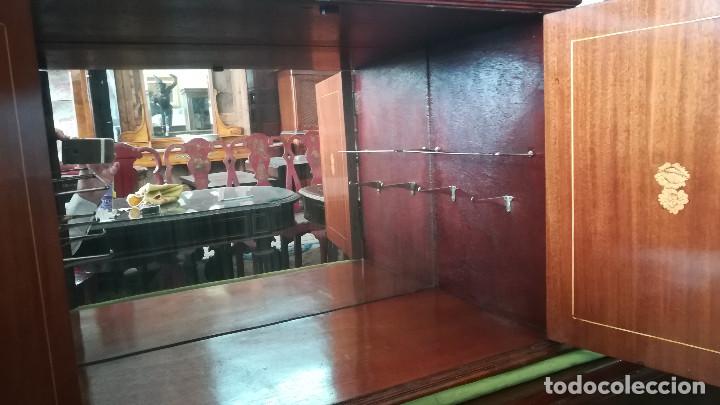 Antig&uuml;edades: MUEBLE BAR MARQUETERIA - Foto 10